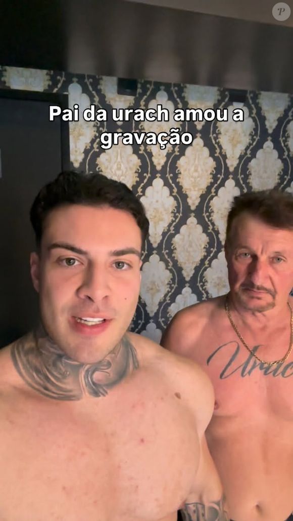 Pai de Andressa Urach sobre pornô gay com Rafa Marttinz: ‘Sou um homem adulto, consciente dos meus atos’