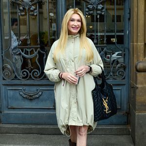 Michele X no desfile de moda da Mondepars, grife de Sasha Meneghel