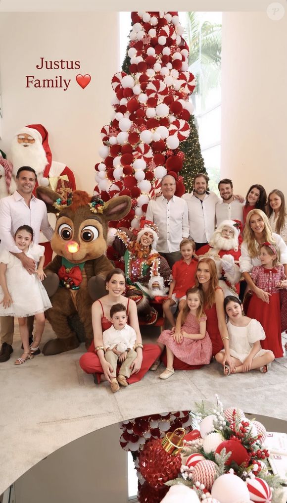 Ana Paula Siebert promoveu um almoço de Natal antecipado para a família neste sábado (13)