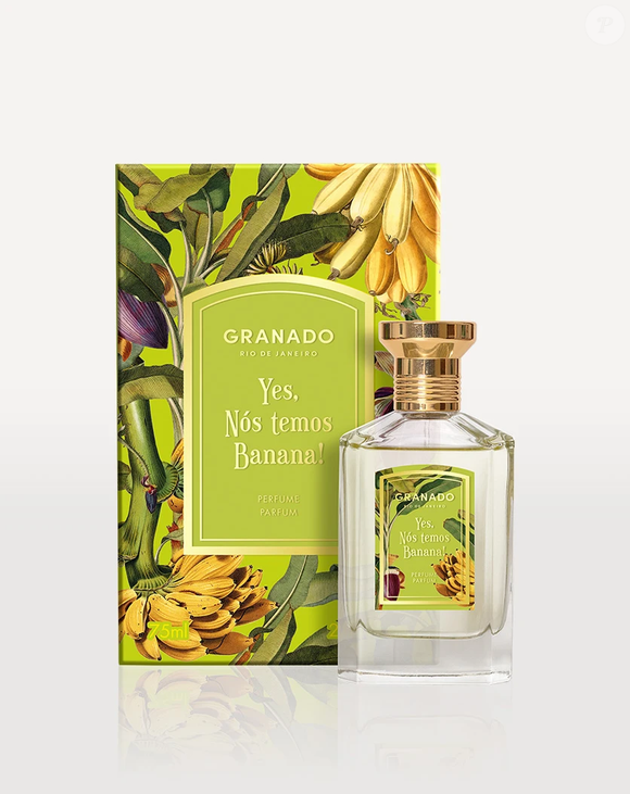 A identidade visual do perfume conta com uma arte exclusiva