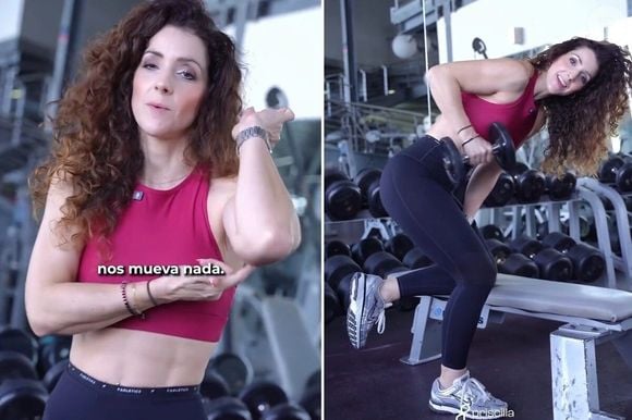 A treinadora Priscila Burguete dá três exercícios essenciais para quem deseja trabalhar os tríceps de forma simples em casa
