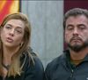 'Power Couple Brasil': Adriana e Dhomini garantiram lugar na DR por apresentarem o pior saldo da semana e por estarem vetados da Prova dos Casais.