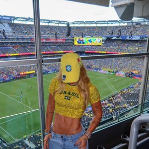 Influenciadora Virgínia Fonseca assistiu à partida do Brasil em setor reservado durante a Copa de 2026