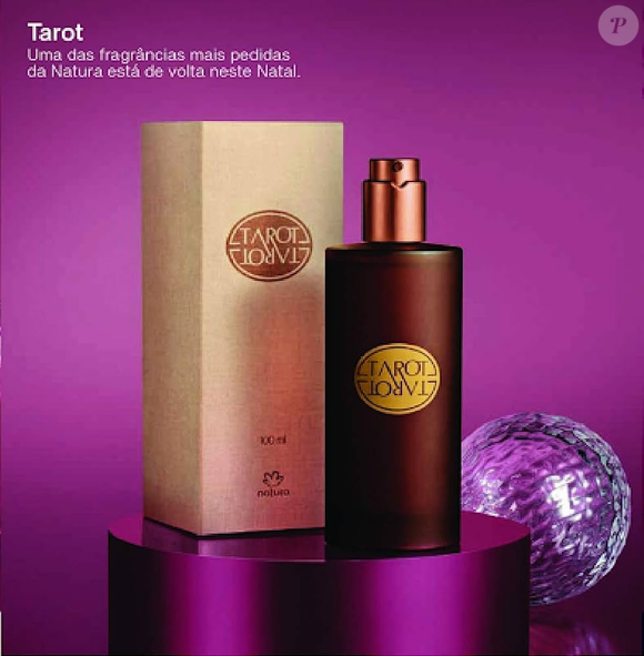 Criado pelo perfumista Antonio Amador, o Tarot, da Natura, reúne uma combinação sofisticada de notas aromáticas que atravessou gerações