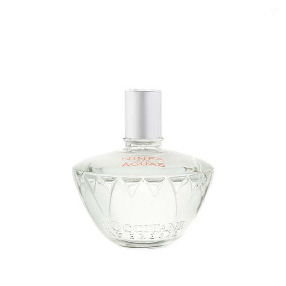 A Ninfa das Águas, da L'Occitane au Brésil, aposta em notas aquáticas frescas, corpo floral transparente e fundo ambarado cremoso. A deo colônia contém extrato de Vitória-régia e combina toranja, mandarina, pera, rosas, muguet, âmbar, patchouli e musk