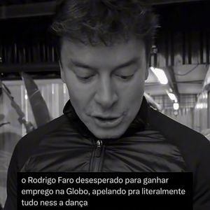 Rodrigo Faro lê crítica sobre 'desespero por emprego na Globo' e responde com piada que arranca risos na web