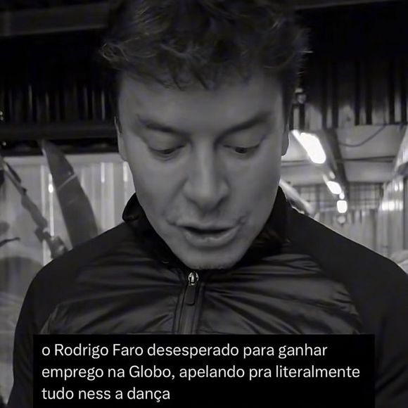Rodrigo Faro lê crítica sobre 'desespero por emprego na Globo' e responde com piada que arranca risos na web