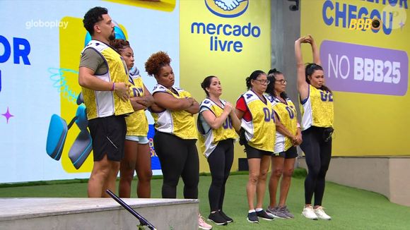 Prova do Anjo deste sábado (01) no 'BBB 25' contou com três etapas de agilidade