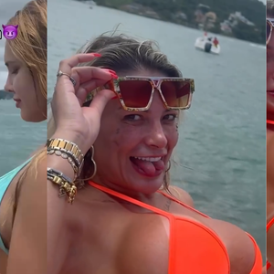 Elas não param... Andressa Urach posta novo vídeo polêmico com a namorada do filho e web reage: 'Satanás se benze quando vê Andressa'