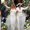 Cerimônia íntima ao ar livre e looks sofisticados: o casamento de Marta Silva com a ex-jogadora Carrie Lawrence na Flórida