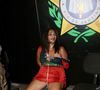 A mulher saiu algemada do camarote