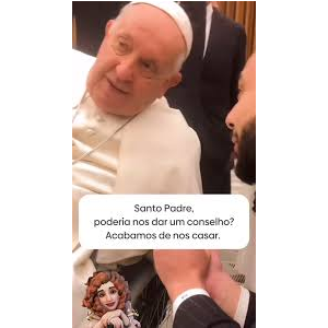 Vídeo de Papa Francisco aconselhando casal atinge milhões de visualizações e emociona fiéis no mundo todo.
