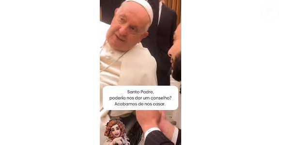 Vídeo de Papa Francisco aconselhando casal atinge milhões de visualizações e emociona fiéis no mundo todo.