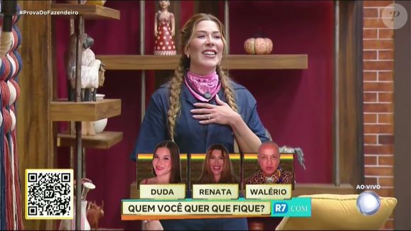 Renata era a eliminada de A Fazenda 17, segundo a enquete UOL desta quinta-feira (2)