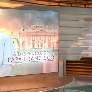 A TV Globo e o SBT mudaram as pautas da manhã desta segunda-feira (21) para cobrir a repercussão da morte de Papa Francisco