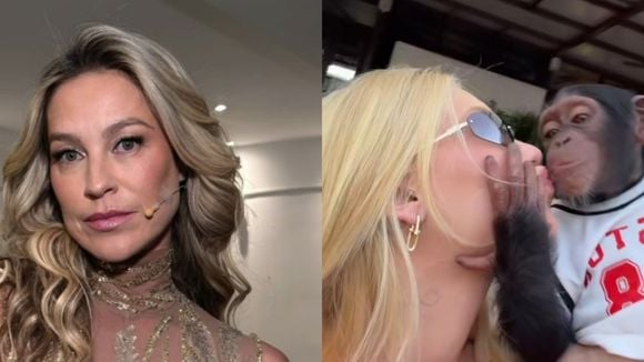 'O que tá acontecendo...': Luana Piovani opina sobre vídeo de Virgínia dando beijo em macaco; influenciadora foi alvo de críticas por incitar racismo a Vini Jr. na web