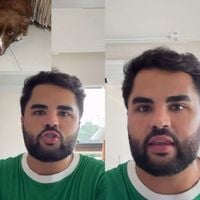 'Estou recebendo ameaças': Lucas Guedez desabafa após ser acusado de abandonar cachorrinha. 'Foi o melhor pra ela'