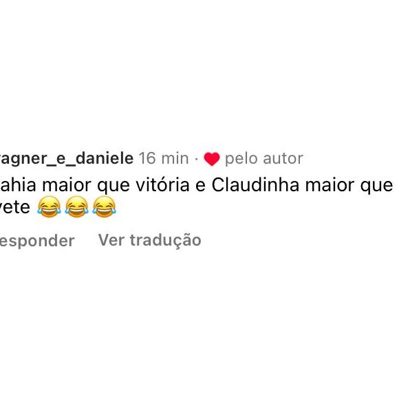 ‘Bahia maior que Vitória e Claudinha maior que Ivete’, disse o seguidor que ganhou o like de Claudia Leitte