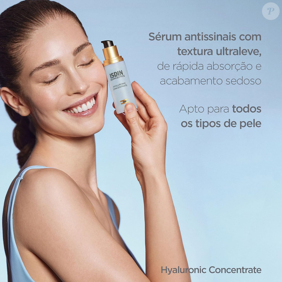 A ISDIN aposta em um sérum enriquecido com ácido hialurônico para promover hidratação profunda e melhorar a elasticidade da pele