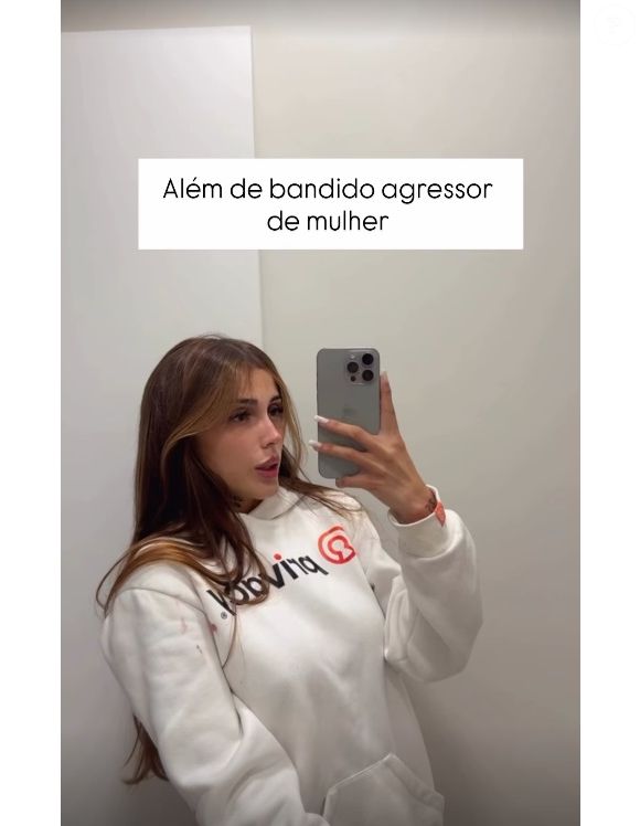 Fernanda Campos afirmou ter sido amarrada por três dos quatro bandidos que invadiram sua casa: 'Puxou meu cabelo, me enforcou'