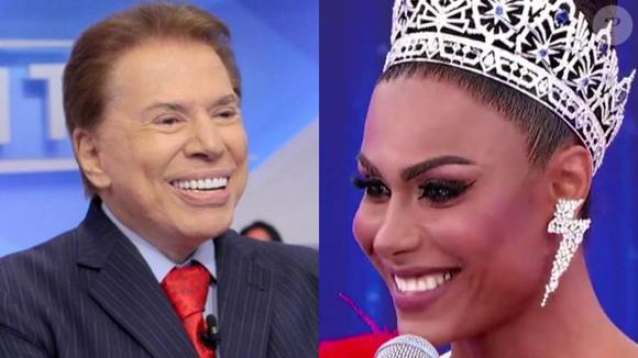 Silvio Santos elogiou o Miss Universo Trans 2019 ao vivo no SBT