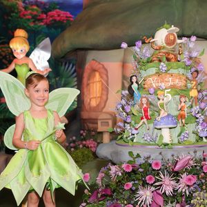 Festa de 5 anos de Vicky teve Sininho como tema