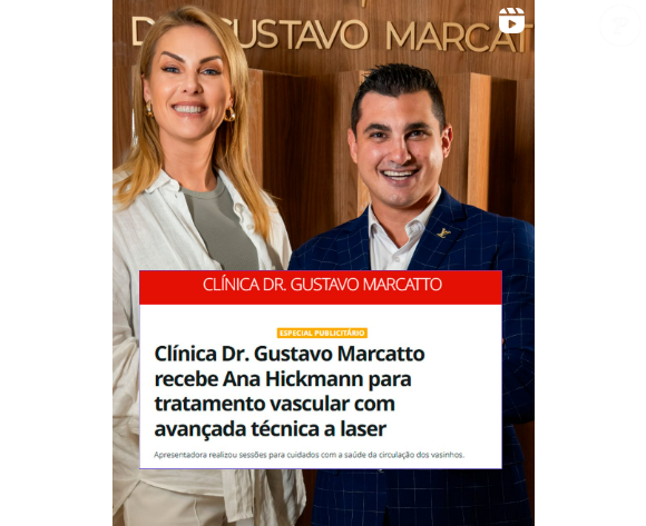 Ana Hickmann já esteve entre as pacientes do cirurgião vascular antes de ser investigado pela Polícia Federal