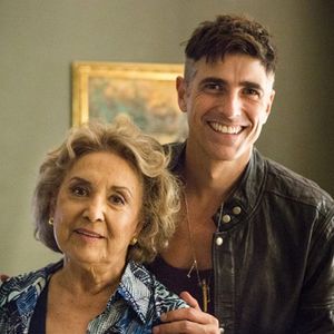 Eva Wilma foi Fábia na trama de 'Verdades Secretas' (TV Globo), ao lado de Reynaldo Gianecchini.