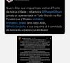 Prefeito do Rio, Eduardo Cavaliere atacou Chappell Roan após polêmica com filha de Jorginho, do Flamengo, e prometeu: 'Quero dizer que enquanto eu estiver à frente da nossa cidade, esta moça Chappell jamais se apresentará no 'Todo Mundo no Rio!'