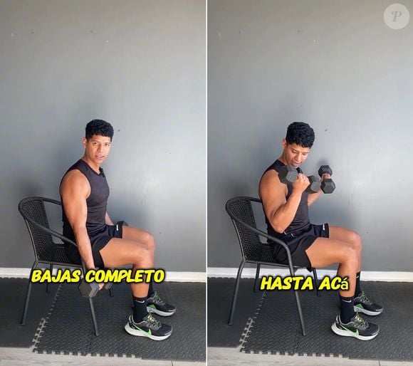 A rosca de bíceps é o exercício para trabalhar a parte frontal do braço