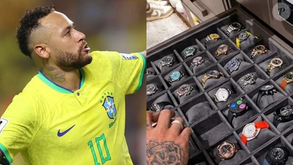 Mais de R$ 21 milhões na mala: Neymar leva 9 relógios de luxo para Copa do Mundo; Patek de ouro branco e diamantes baguette e Rolex com madrepérola estão na lista; veja!