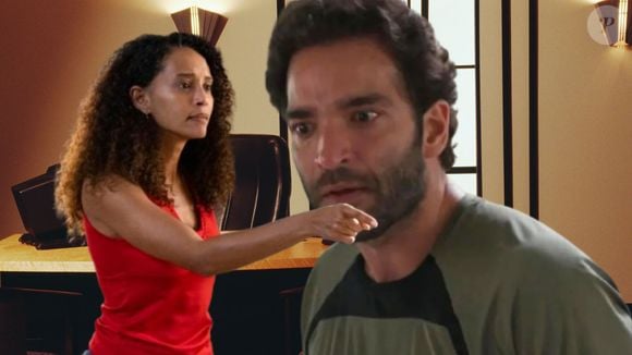 Afonso (Humberto Carrão) procura Raquel (Taís Araújo) e descobre muitas mentiras de Fátima (Bella Campos)