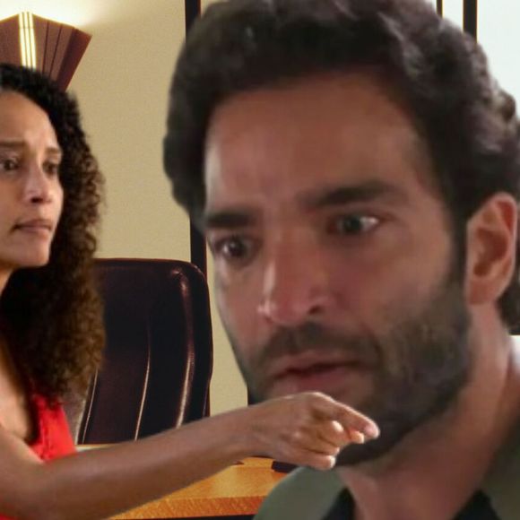 Afonso (Humberto Carrão) procura Raquel (Taís Araújo) e descobre muitas mentiras de Fátima (Bella Campos)