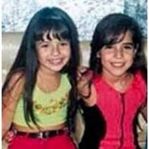 Sandy e Wanessa Camargo na infância