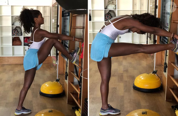 A atriz Erika Januza costuma compartilhar momentos de treino e cuidados com o corpo nas redes sociais