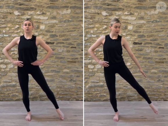 Elevação lateral da perna em pé