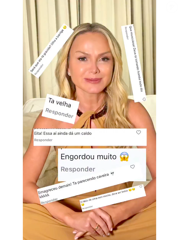 Apesar da boa forma, Eliana é alvo de ataques na web e resolveu mostrar alguns deles em um vídeo