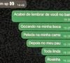 Lorena Maria mostrou prints de conversas de MC Daniel com outra mulher