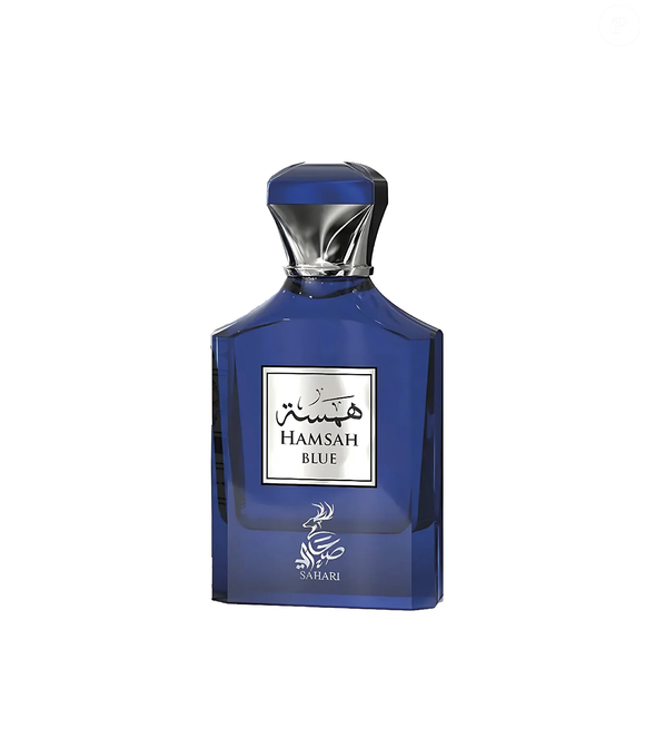 Hamsah Blue aposta em notas cítricas e aromáticas para entregar um perfume leve, moderno e cheio de personalidade