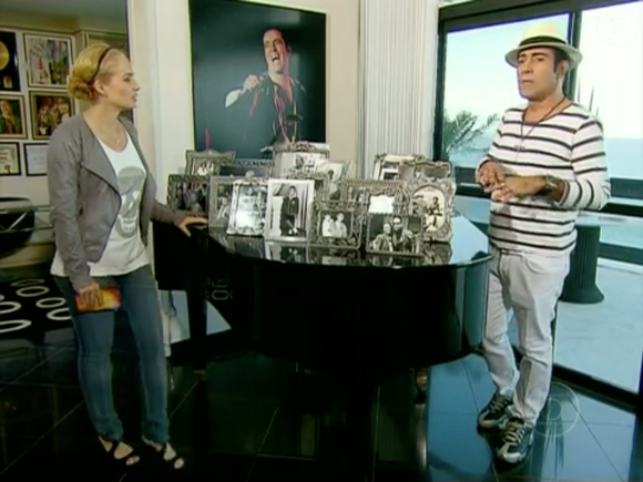 Elymar Santos mostrou os detalhes do imóvel no programa 'Estrelas', apresentado por Angélica