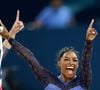 Simone Biles acompanhou da arquibancada a vitória de Rebeca Andrade no Mundial de Ginástica Artística de 2026. A americana esteve em Roterdã como convidada de honra da competição