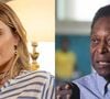 Leila em 'Vale Tudo', Carolina Dieckmmann foi repórter do 'Fantástico' e fez pergunta inusitada a Pelé: 'Homem a homem'