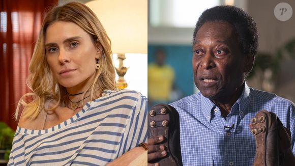 Leila em 'Vale Tudo', Carolina Dieckmmann foi repórter do 'Fantástico' e fez pergunta inusitada a Pelé: 'Homem a homem'