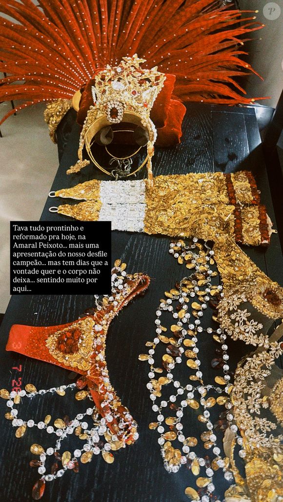 Juliana Paes postou foto da fantasia adaptada para a ocasião