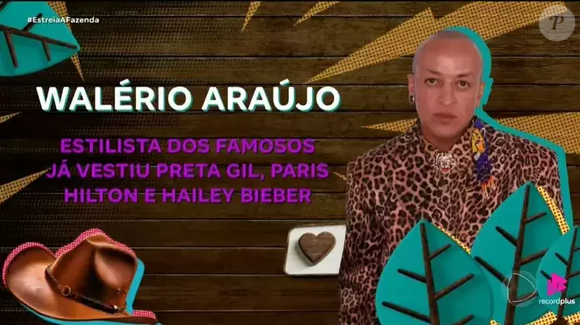 Walério Araújo, 55 anos - Estilista consagrado, cliente de artistas famosos; referência de moda (comparado a nomes internacionais) e personalidade ligada ao universo fashion