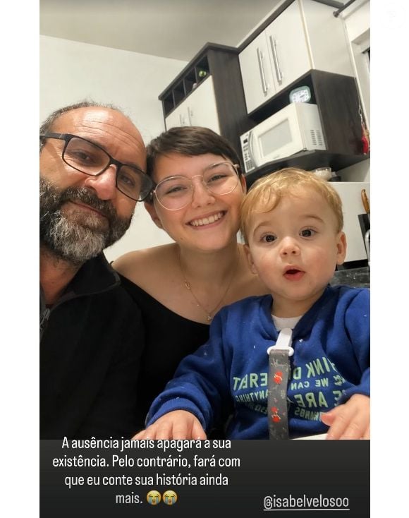 Pai de Isabel Veloso fez post após viúvo da filha revelar noivado menos de 6 meses após morte da influenciadora: 'A ausência jamais apagará a sua existência. Pelo contrário, fará com que eu conte sua história ainda mais'