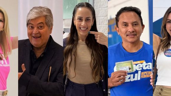 Famosos nas eleições 2026: quem foi eleito? Veja os votos de Silvia Abravanel, Rachel Sheherazade, Inês Brasil, Datena, Tiririca e mais