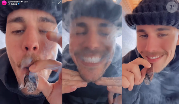 Justin Bieber debocha de rumor de abuso de drogas com vídeo fumando cigarro suspeito