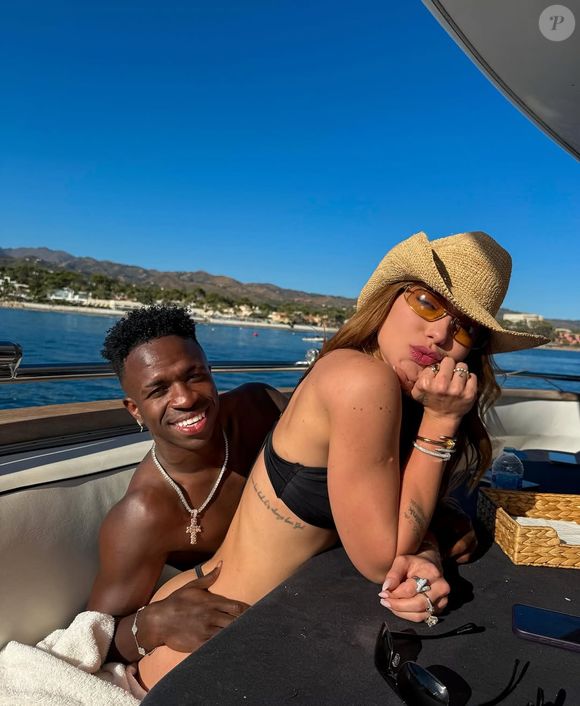 Virgínia Fonseca namora com o craque Vini Jr, do Real Madrid