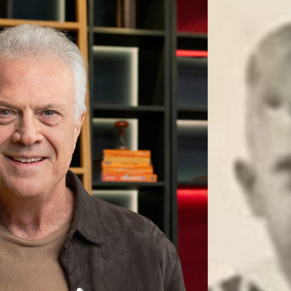 Pedro Bial é um dos meninos da foto